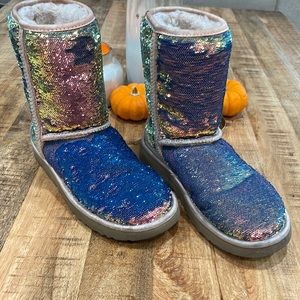 Girls used UGG boots with Fur lining